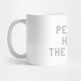 People Have The Power, silver Mug